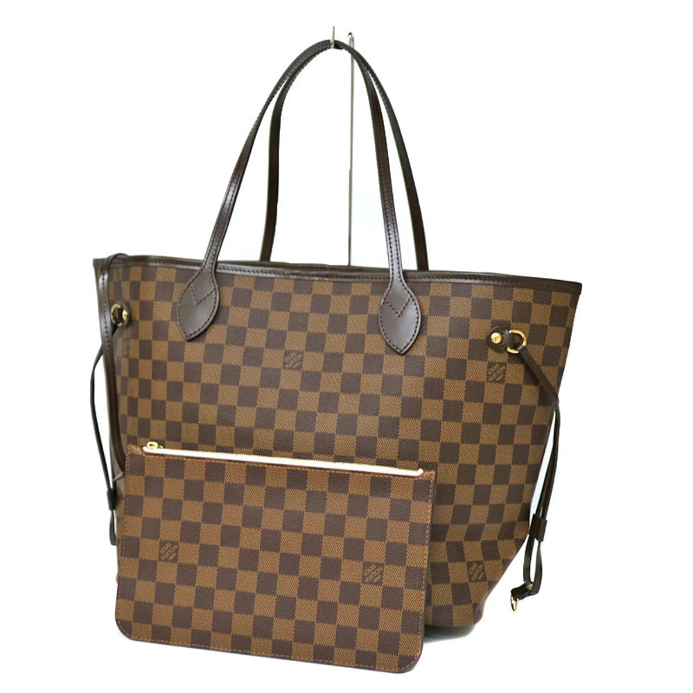 Louis Vuitton Bag Rose Tote LV Neverfull Ballerine Canvas Pink Flower Damier - Picture 2 of 6